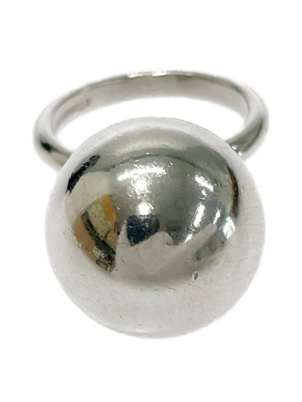 Tiffany & Co Silver HardWear Ball Ring